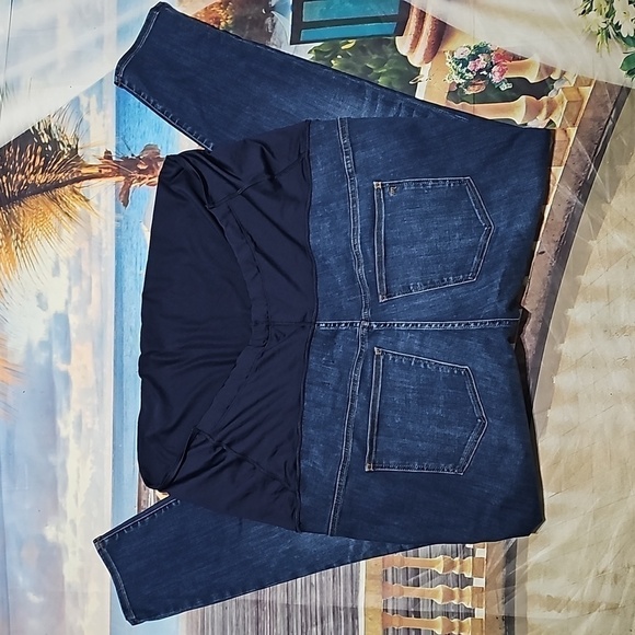 Madewell Maternity Plus Size Skinny Jeans Size 37 NWT - Picture 6 of 9